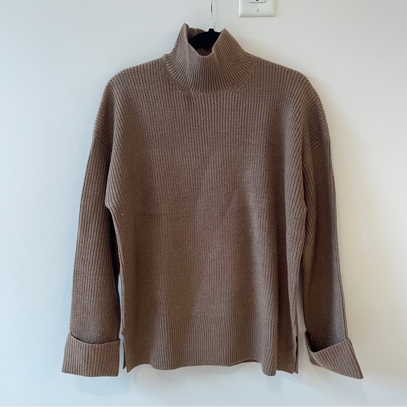 Suzy Shier Sweaters - Suzy Shier Tan Knit Sweater